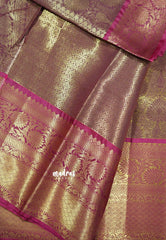 Beetroot Pink shade - Ahaana -  semi silk