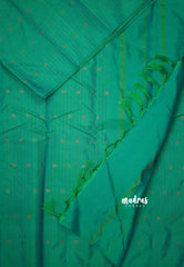 Arani semi soft silk saree Borderless Mettalic shades