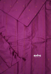 Arani semi soft silk saree Borderless Mettalic shades