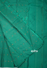 Arani semi soft silk saree Borderless Mettalic shades