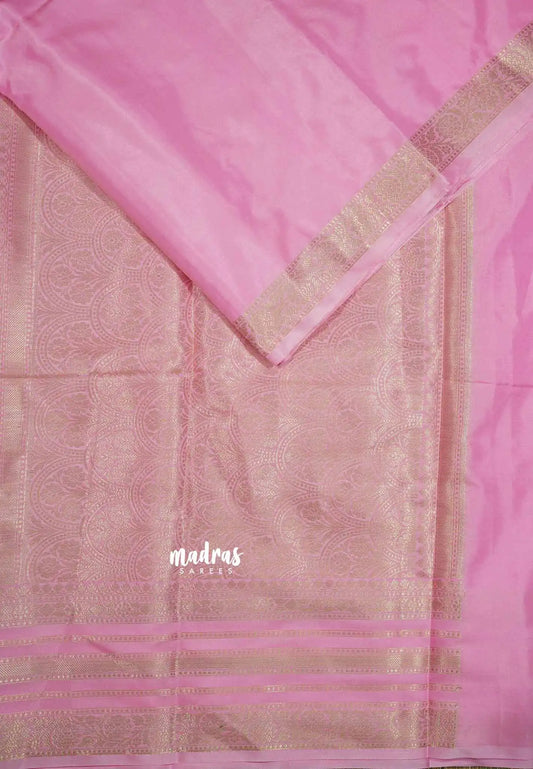 Rose Pink - Avantika - Soft semi Mysore silk
