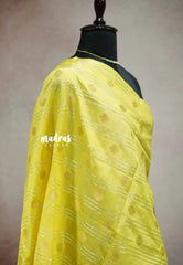 Black - Banarasi soft katan silk zari lines weaving with designer blouse - Durga