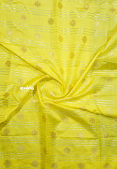 Black - Banarasi soft katan silk zari lines weaving with designer blouse - Durga