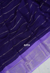 Violet Purple - Fancy cotton Saree with Sungudi Design with Peacock Border - Perfect for Office Wear | Summer Wear | Casual Wear