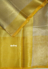 Thendral - Kanchi tissue silk Saree Janhvi Kapoor inspired - Gold