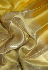 Thendral - Kanchi tissue silk Saree Janhvi Kapoor inspired - Gold