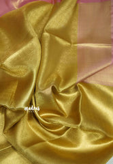 Thendral - Kanchi tissue silk Saree Rani Mukerji inspired - Gold