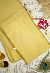 Celebrity hit Gold Tissue silk saree