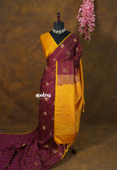 Winered - Hamsavalli – Soft Silk Elegance rudraksham mayil kattam body - Perfect for Wedding Functions