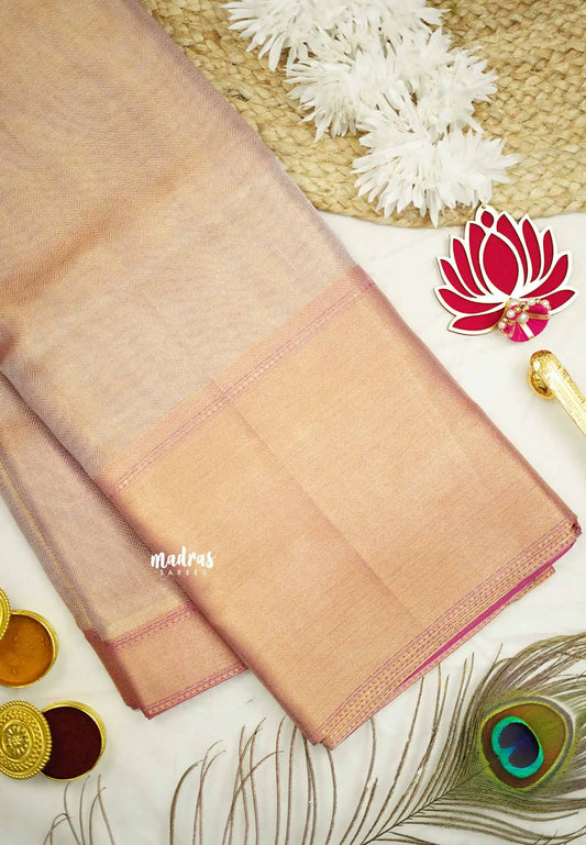 Thendral - Kanchi semi silk Saree Ambani wedding Jyothika inspired - Baby pink