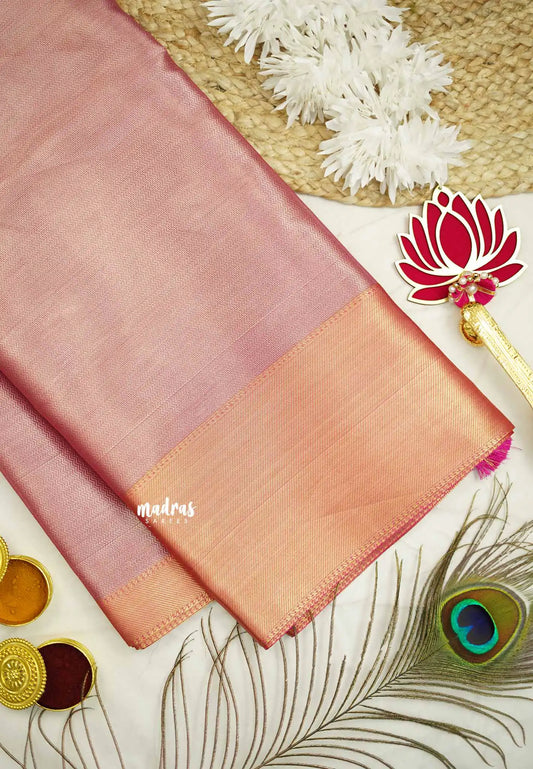 Thendral - Kanchi semi silk Saree Ambani wedding Jyothika inspired - Onion pink