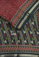 Majestic Maroon - Kalanjali Soft Chanderi Silk with Ajrakh Prints