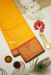 Classic kanchi cotton Mango yellow