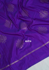 Dual Shade Magenta Purple - Kanimozhi - Soft Silk with Kolam Weaving Body and Rich Pallu - Best for  Pooja Functions