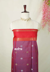 Royal Anandha Blue - Kanimozhi - Soft Silk Saree Vintage Color Combo and Rettapetta Border with Buttas - Best for Wedding Wear