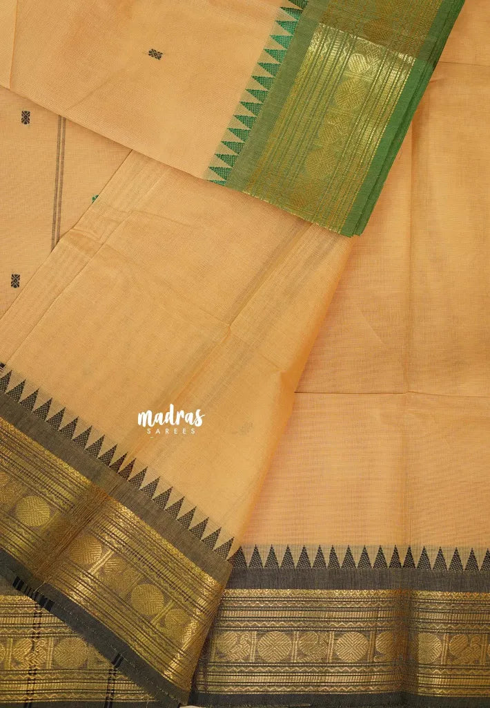 Sandal - Karthigai silk cotton rudraksham Ganga jamuna border