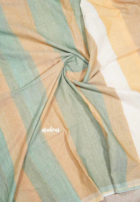 Multicolor - Leela - Soft cotton with pastel color stripes