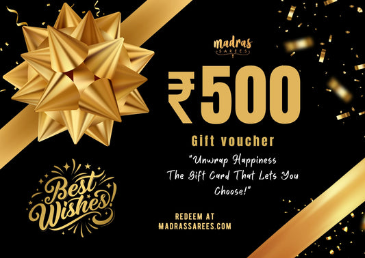 Madras sarees gift card - The Perfect Gift Card for Any Occasion