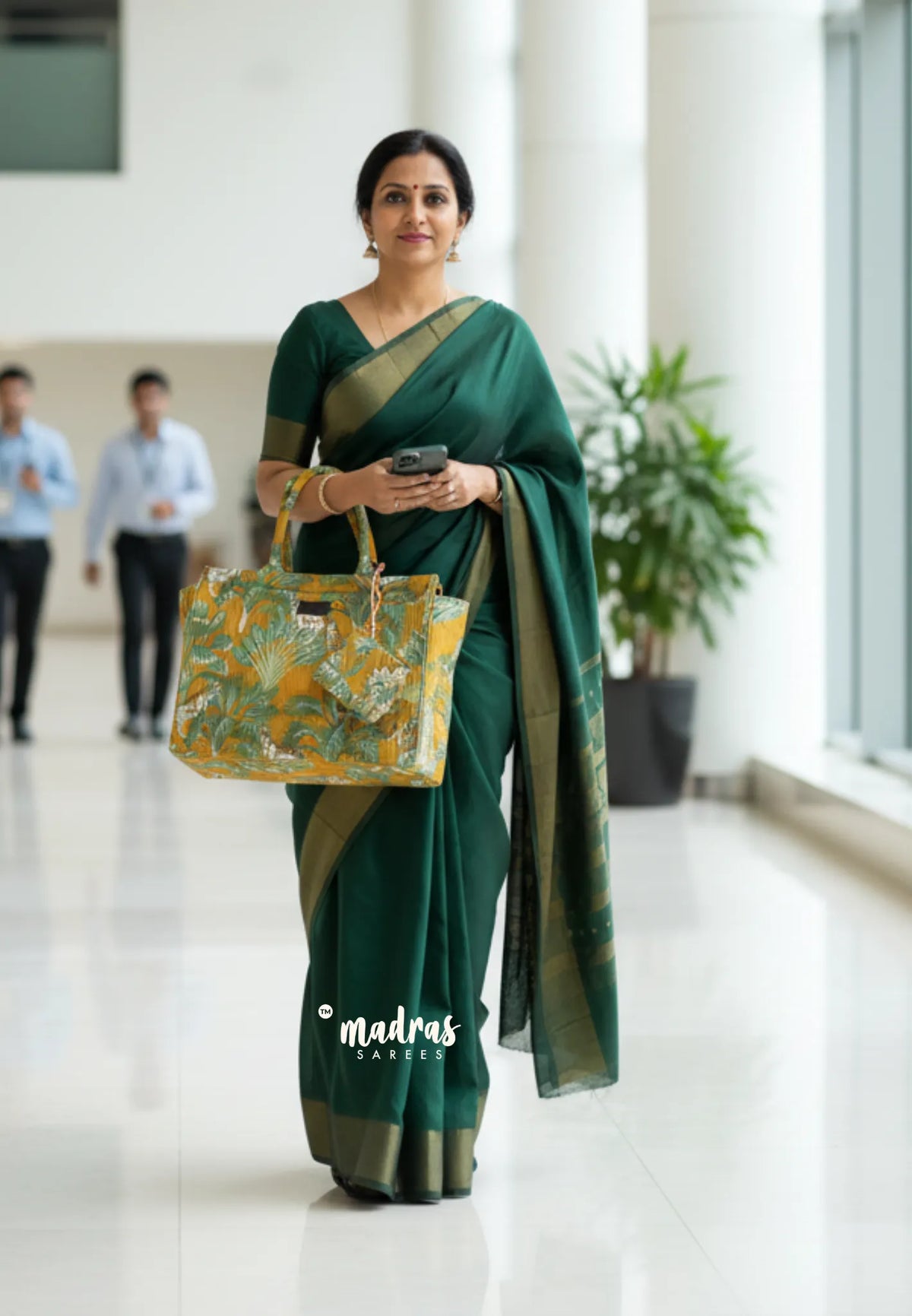 MS7 Quilted European-Style Laptop Bag – Safari Yellow