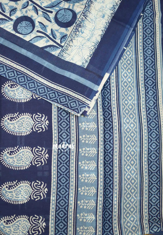 Jaipur Mulmul cotton - Light blue