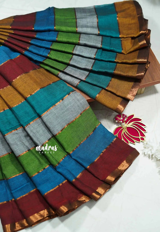 Multicolor darkshade - Soft Mul cotton candy pop multicolor with blouse