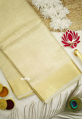 Nayanthara Ambani wedding saree - Banarasi Tissue silk - Antique gold