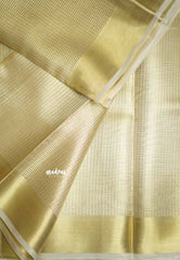 Nayanthara Ambani wedding saree - Banarasi Tissue silk - Antique gold