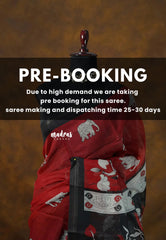 (PRE-BOOKING) Reddish Maroon - Isha - chanderi cotton with Pichwai prints with border - Perfect for Regular Wear