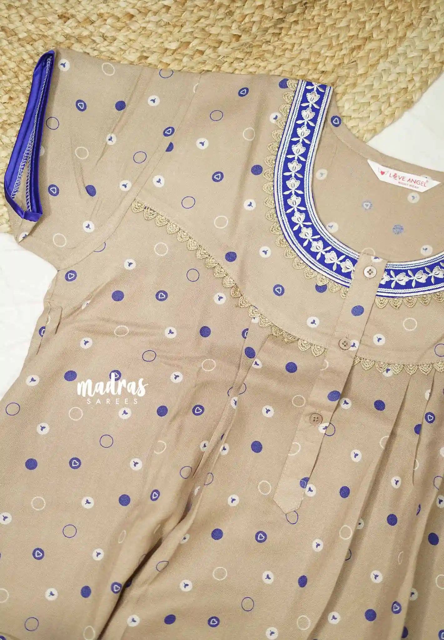 Muted Chocolate Brown - Premium Alpine Nighty Free Size upto XXL ...