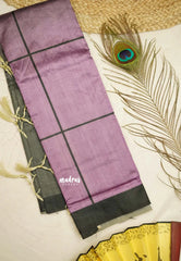 Roopa - Semi Tussar gradient saree with Metallic shades - Purple