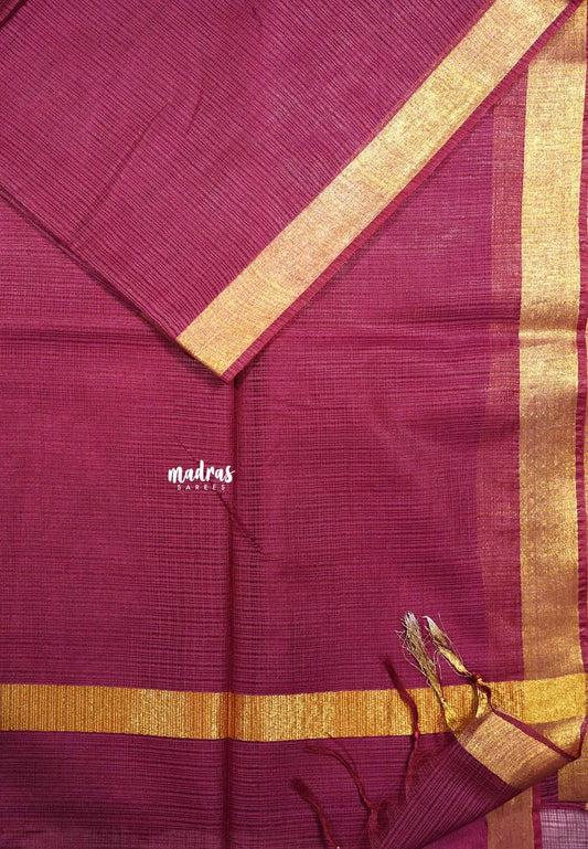 Winered - Shalini Premium kota silk with small border