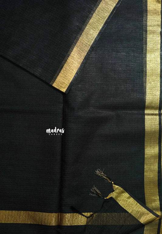 Black - Shalini Premium kota silk with small border