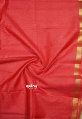 Coral Red- Shalini Premium kota silk with small border