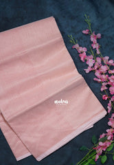 Blush Peach - Shalini Plain Kota Silk Saree with Checks - Perfect for Office Wear | Casual Wear