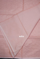 Blush Peach - Shalini Plain Kota Silk Saree with Checks - Perfect for Office Wear | Casual Wear