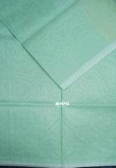 Pastel Green - Shalini Plain Kota Silk Saree with Checks - Perfect for Office Wear | Casual Wear