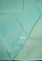 Pastel Green - Shalini Plain Kota Silk Saree with Checks - Perfect for Office Wear | Casual Wear