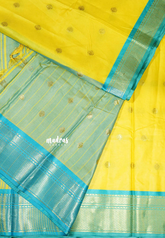 Lemon Lush Yellow - Sico Gadwal semi silk