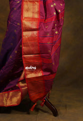 Dual shade Magenta purple - Sico Gadwal semi silk