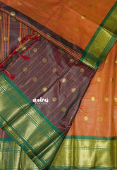 Mustard Orange - Sico Gadwal semi silk