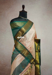 (PRE-BOOKING) Sico Gadwal Lotus peach with green