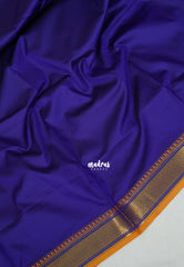 Violet Glow - Sico Gadwal Semi Silk Saree with Gadwal Border - Best for Wedding Functions