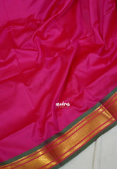 Candy Pink - Sico Gadwal Semi Silk Saree with Gadwal Border - Best for Wedding Functions