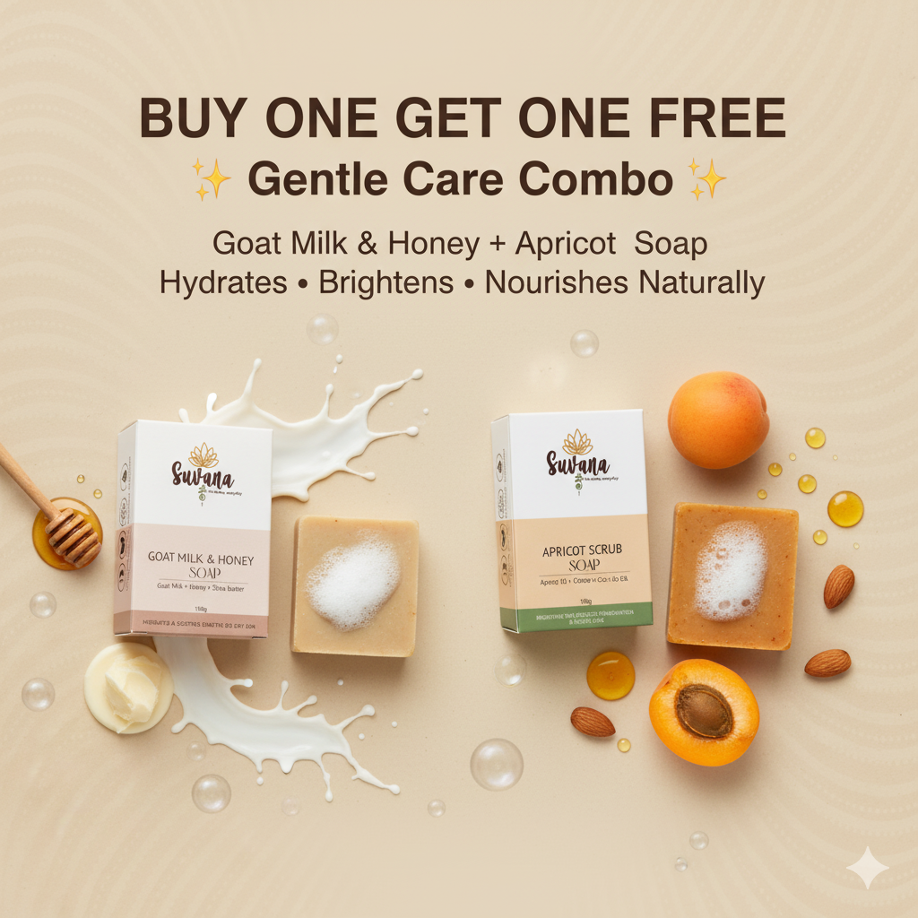 Combo: Goatmilk Honey Soap & Apricot Scrub Soap