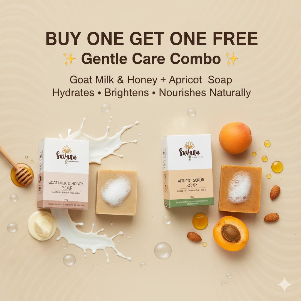 Combo: Goatmilk Honey Soap & Apricot Scrub Soap