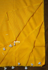 Bright Canary Yellow - Softest Mul Cotton with Buttas - Perfect for Regular Wear