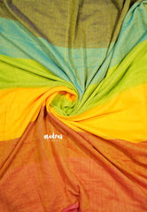 Multicolor - Soft mul cotton without blouse