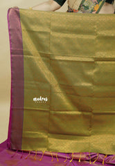 Dual Shade Pink - Kanimozhi - Soft silk with Contrast Pallu and Blouse