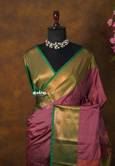 Mauve Pink - Sowbhagya Gift silk – Soft Silk Elegance Saree with Rich Pallu and Blouse - Perfect for Festive Celebration