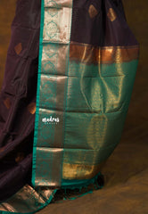 Dark Chocolate Brown - Sowbhagya Gift silk – Soft Silk Elegance Saree with Rich Pallu and Blouse - Perfect for Festive Celebration